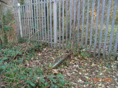 Upper tinplate works, railway bridge to GWR, Abercarn, November 2008